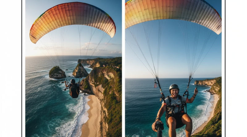 Paragliding di Timbis Uluwatu