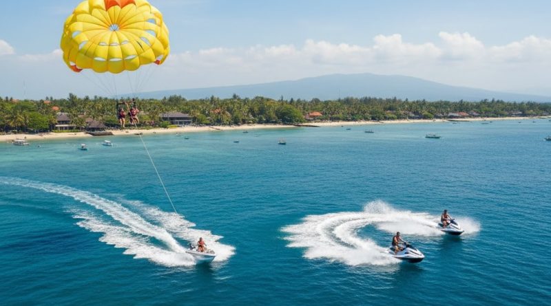 parasailing dan jet ski di Tanjung Benoa