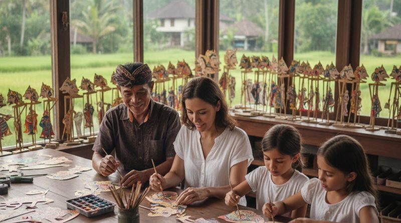 Kelas Membuat Wayang Kertas