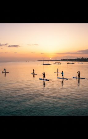 Sunrise Paddle Board