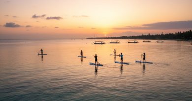 Sunrise Paddle Board