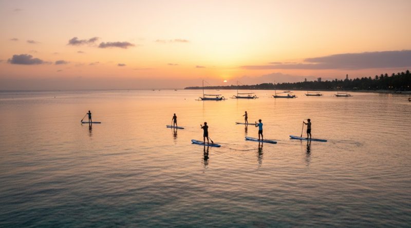 Sunrise Paddle Board