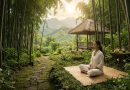 Meditasi di Hutan Bambu